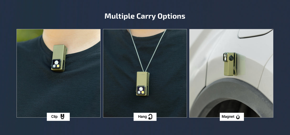 Olight Oclip Ultra 530 Lumen USB-C Rechargeable Clip-On Flashlight