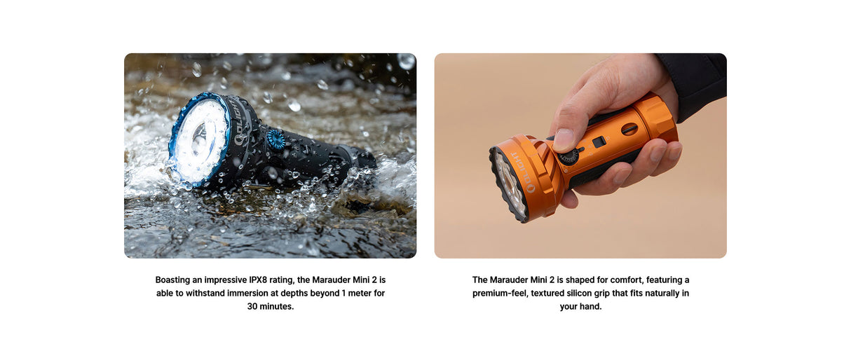 Olight Marauder Mini 2 10,000 Lumen Ultra Bright Long Throwing Flashlight
