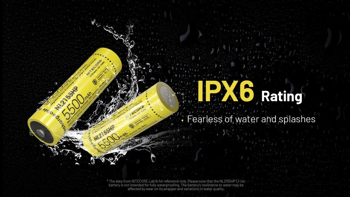 Nitecore NL2155HP 5500mAh Rechargeable 21700 Battery