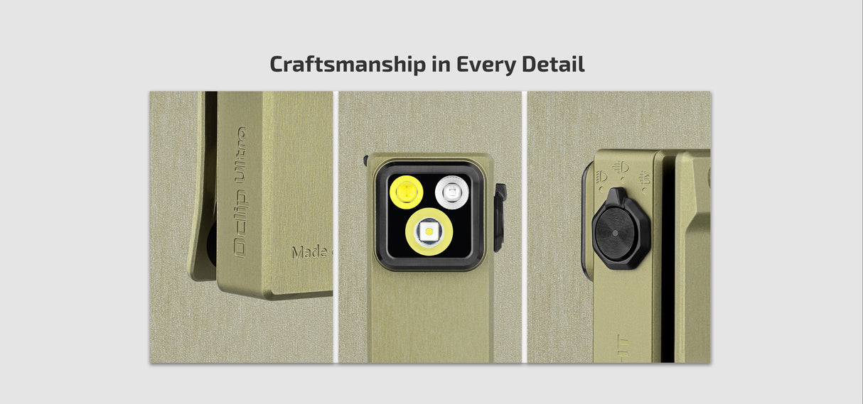 Olight Oclip Ultra 530 Lumen USB-C Rechargeable Clip-On Flashlight