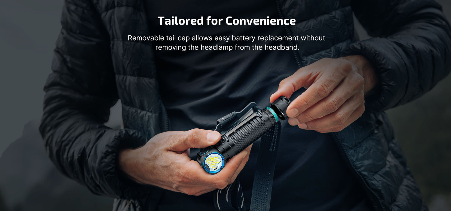 Olight Perun 3 3000 Lumen Rechargeable L-Shaped Headlamp