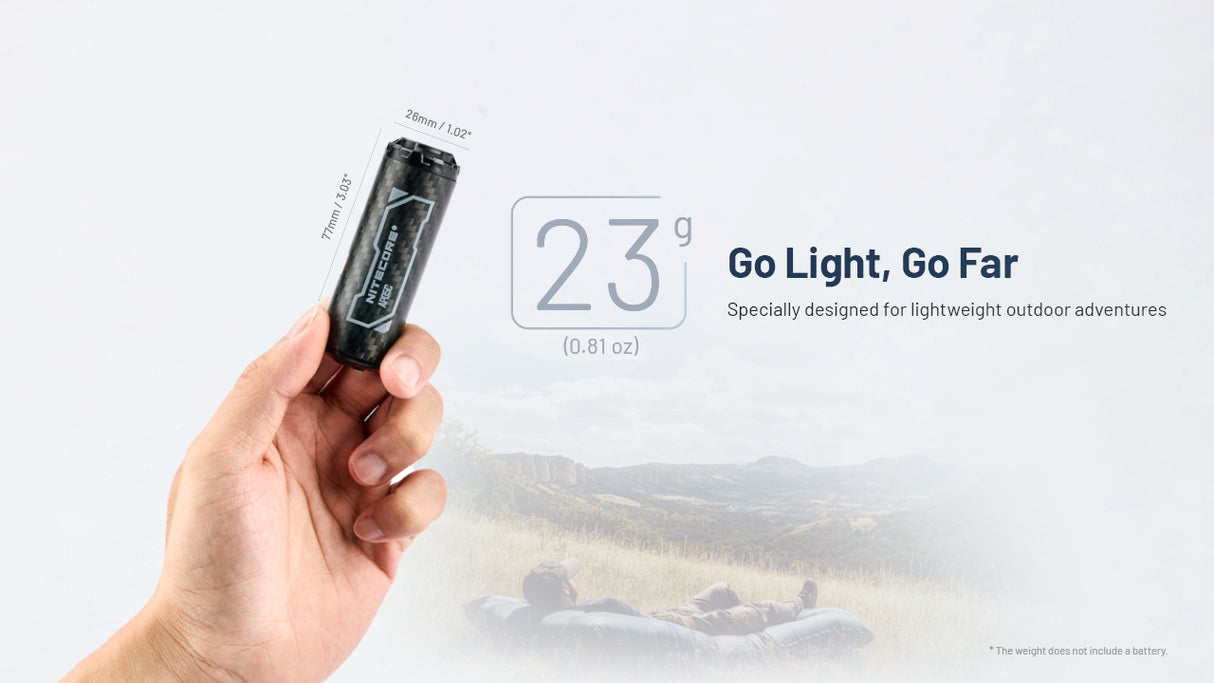 Nitecore AP05C Ultra Lightweight Carbon Fiber Air Pump