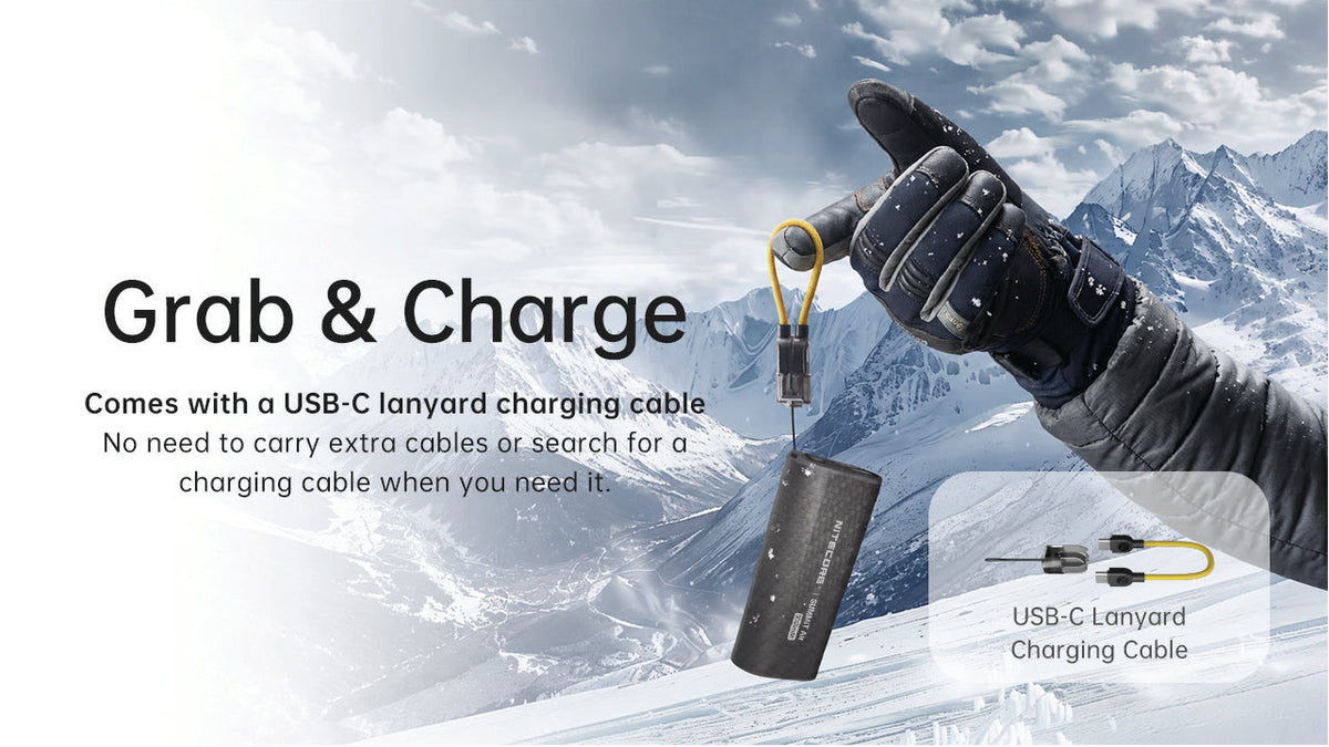 Nitecore SUMMIT Air 8,000mAh Extreme Cold-Resistant Ultralight Power Bank
