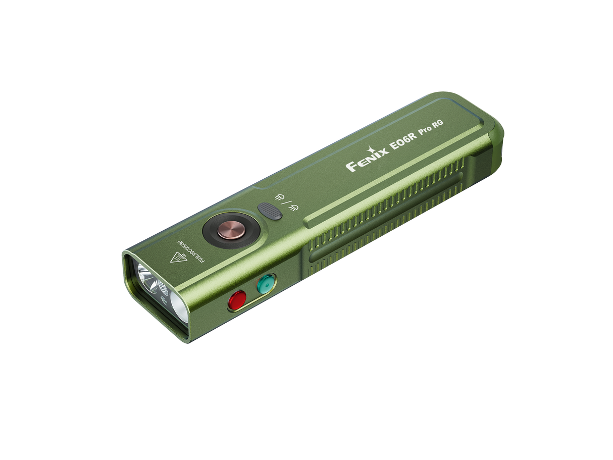Fenix E06R Pro RG 1600 Lumen USB-C Rechargeable EDC Flashlight with Red Light and Green Laser