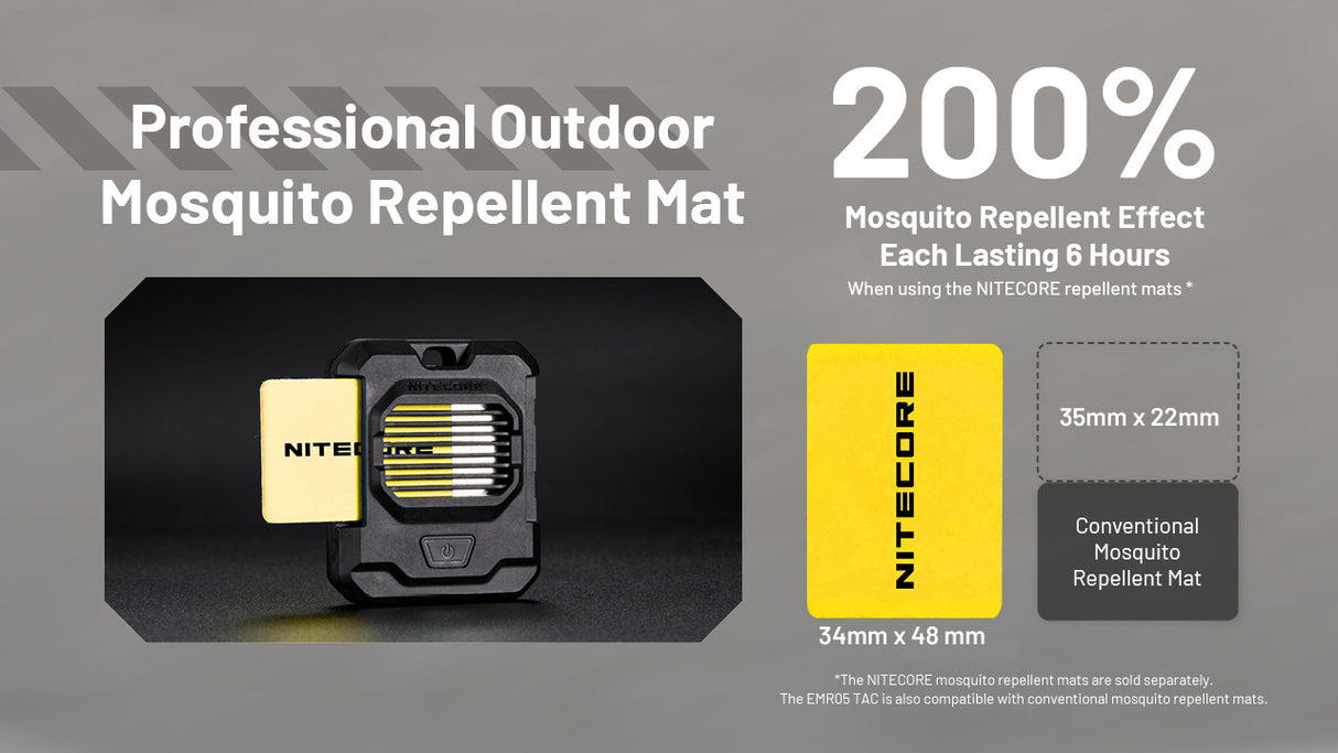Nitecore EMR05 TAC Lightweight Portable Mosquito Repeller