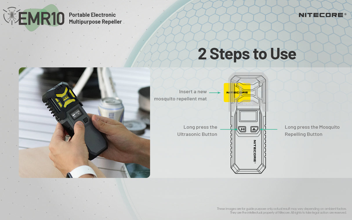 Nitecore EMR10 Rechargeable Mosquito Repeller Power Bank