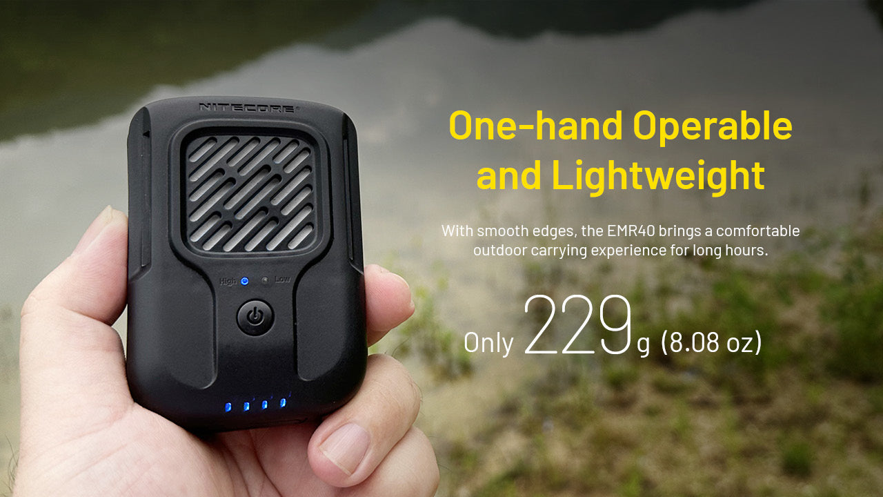Nitecore EMR40 Portable Compact Rechargeable Mosquito Repeller