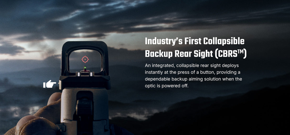 Osight XE AMRS Enclosed Emitter Red Dot with Multi-Reticle System