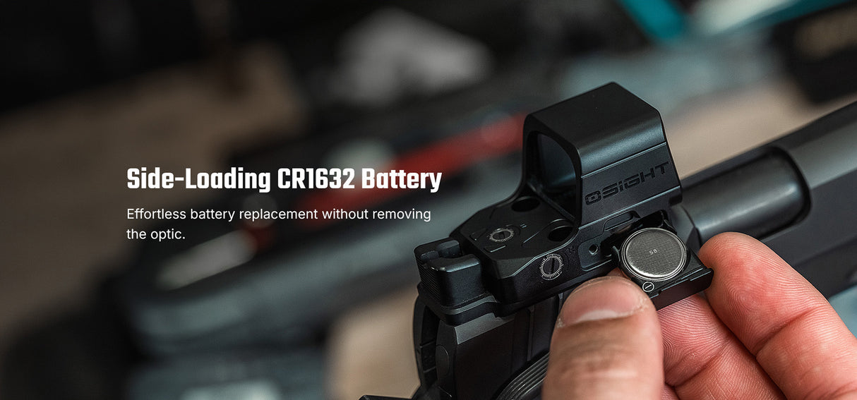 Osight XE AMRS Enclosed Emitter Red Dot with Multi-Reticle System