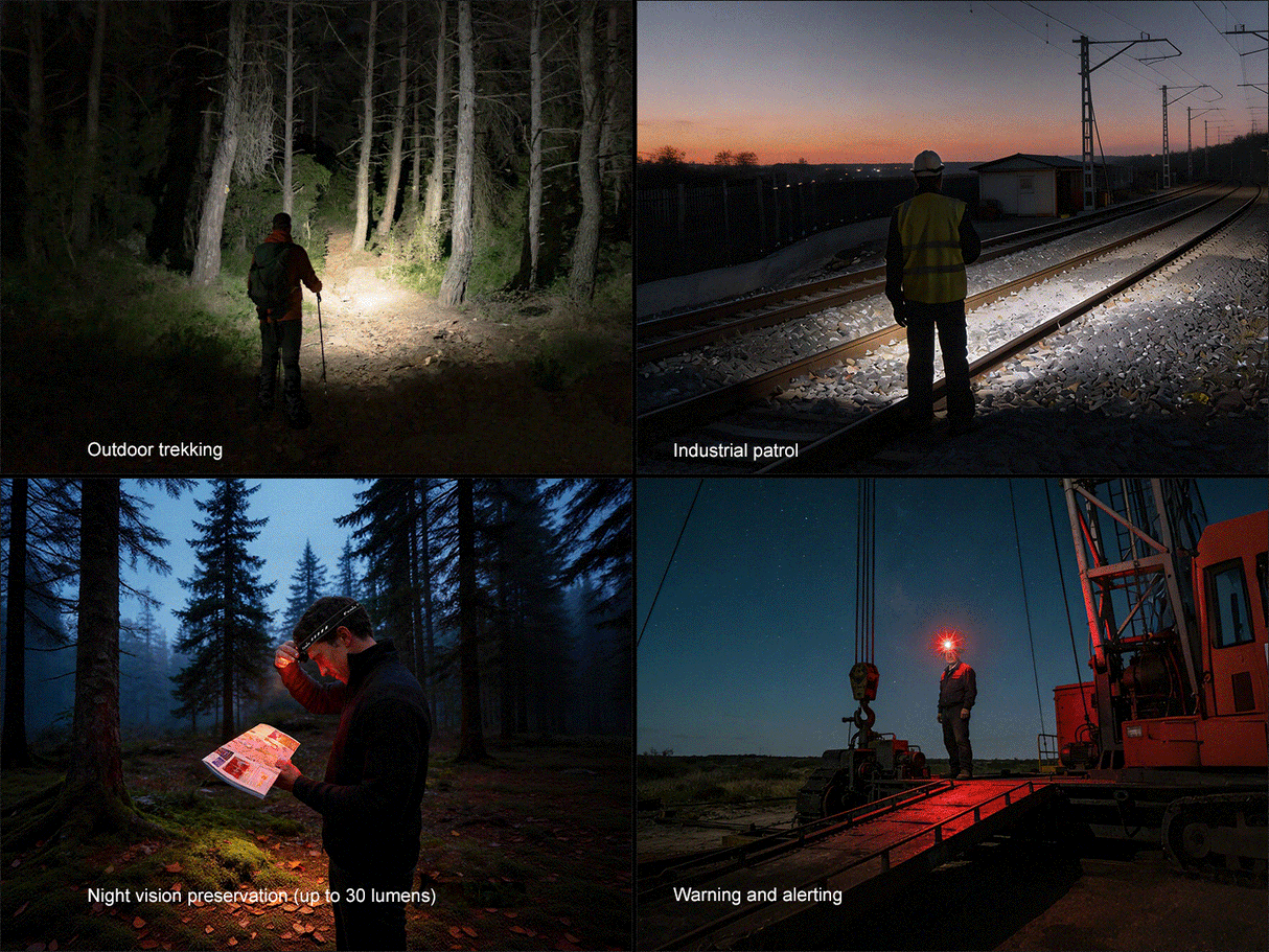 Fenix HM53R 1200 Lumen Multi-Function Rechargeable Headlamp