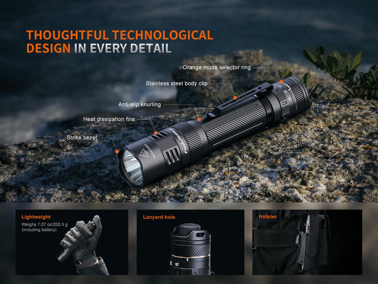 Fenix PD45R ACE 3200 Lumens Multi-Mode Rechargeable Tactical Flashlight