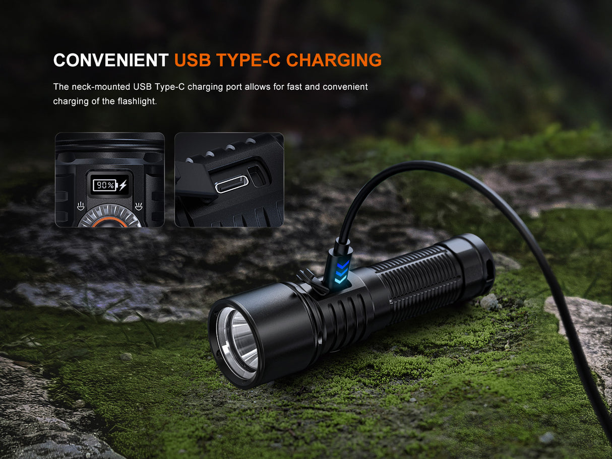 Fenix LD45R 2800 Lumens Zoomable USB-C Rechargeable Flashlight