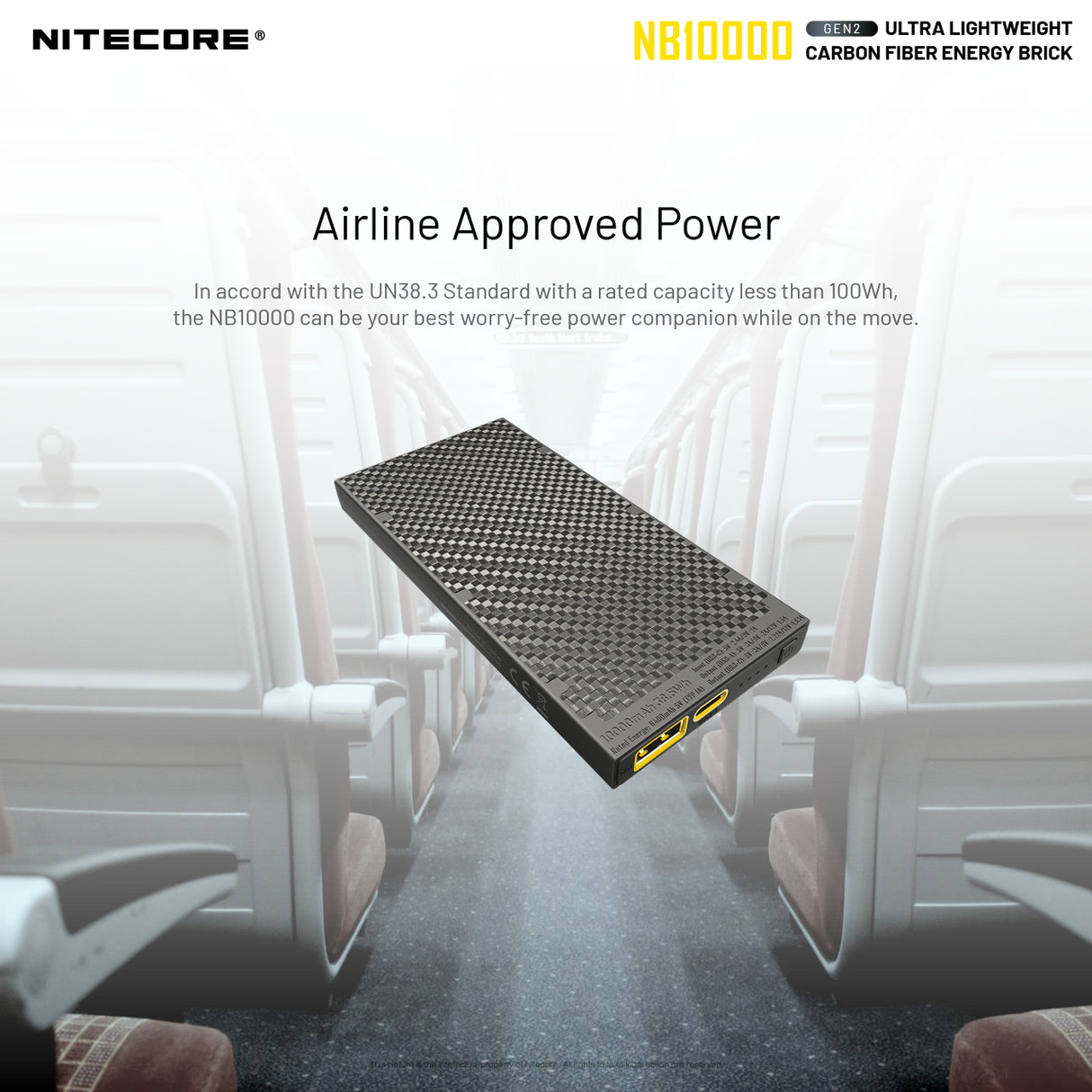 NITECORE NB10000 Gen 2 QC USB/USB-C Dual Port 10000mAh Power Bank