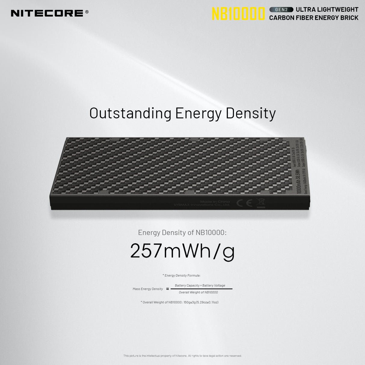 NITECORE NB10000 Gen 2 QC USB/USB-C Dual Port 10000mAh Power Bank