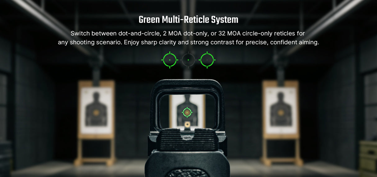 Osight SE 2 MOA Dot Sight with 32 MOA Circle with Enclosed Optic