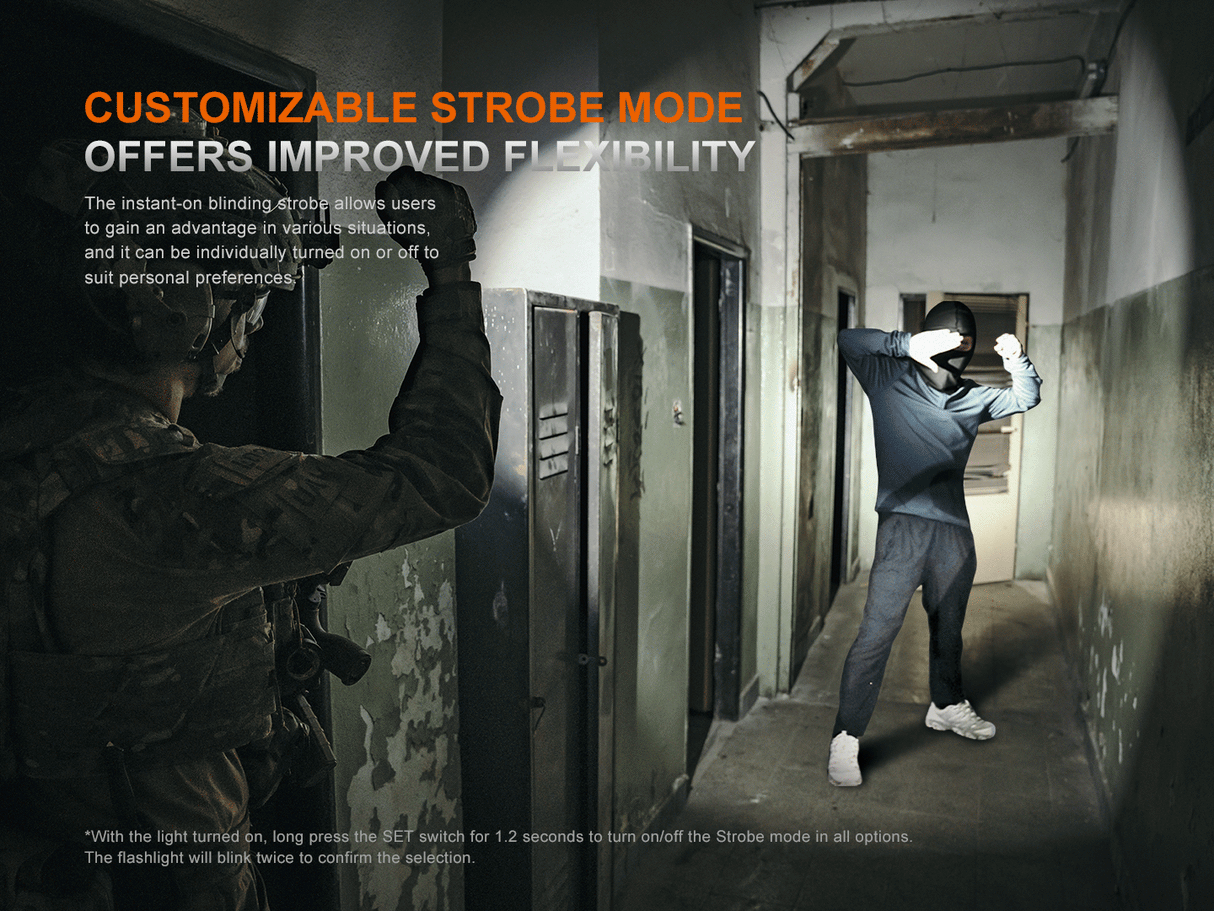 Fenix PD35R ACE 2000 Lumens Multi-Mode Rechargeable Tactical Flashlight