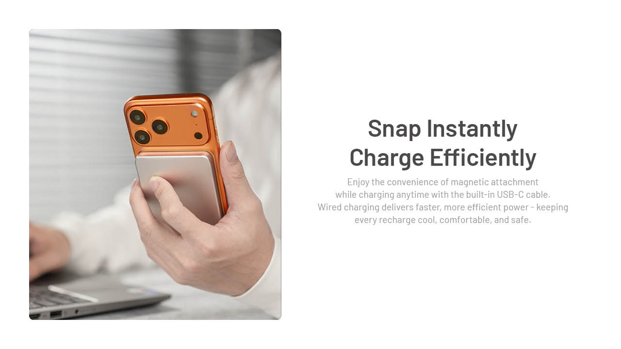 Nitecore POCKET 5 Magnetic Power Bank with Built-In Cable