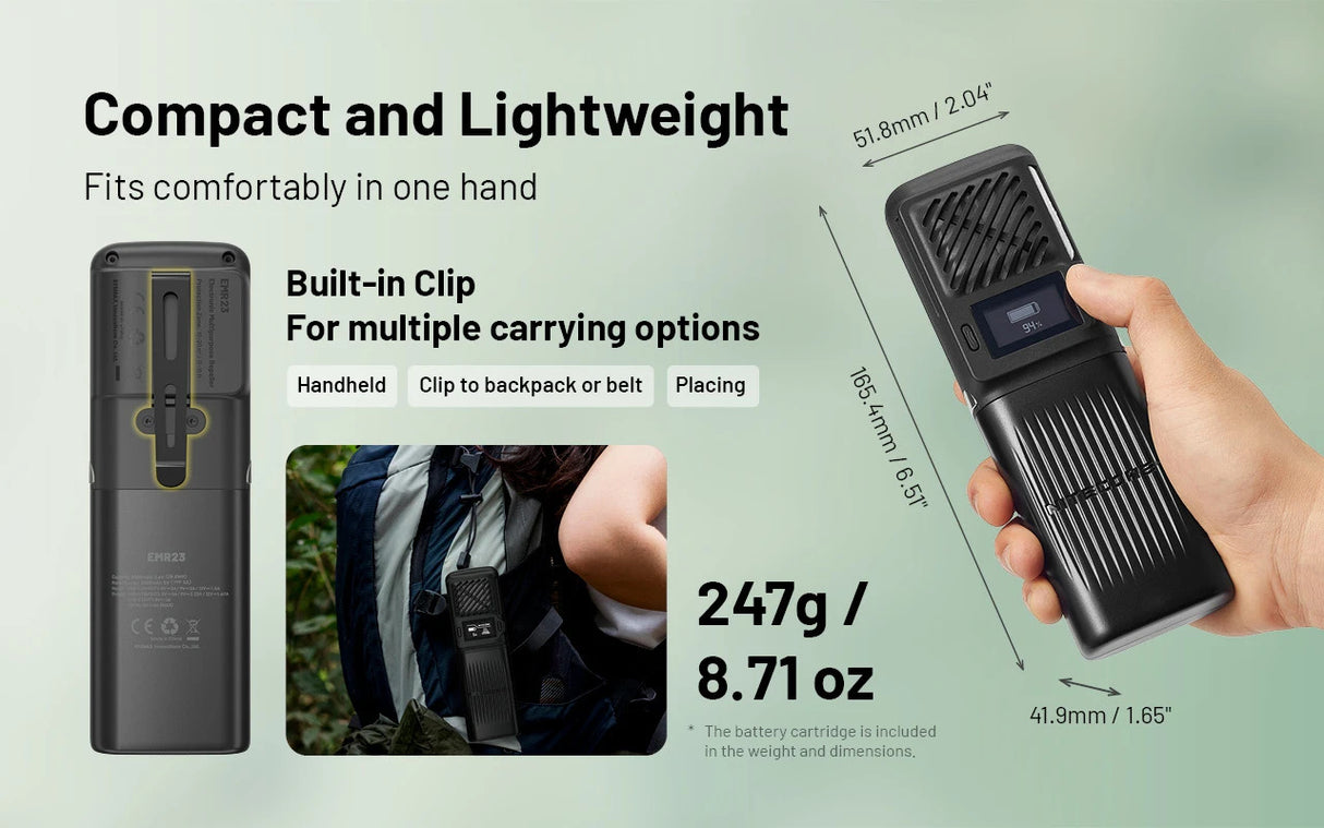 Nitecore EMR23 Rechargeable 2-in-1 Electronic Mosquito Repeller