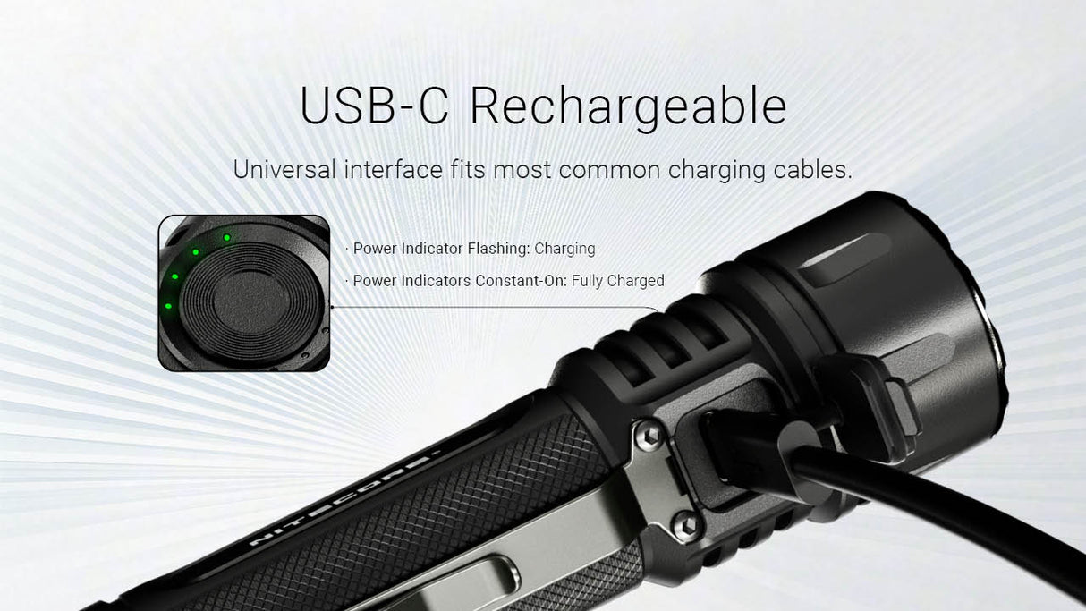 Nitecore EX7 6000 Lumen High Performance Rechargeable Flashlight