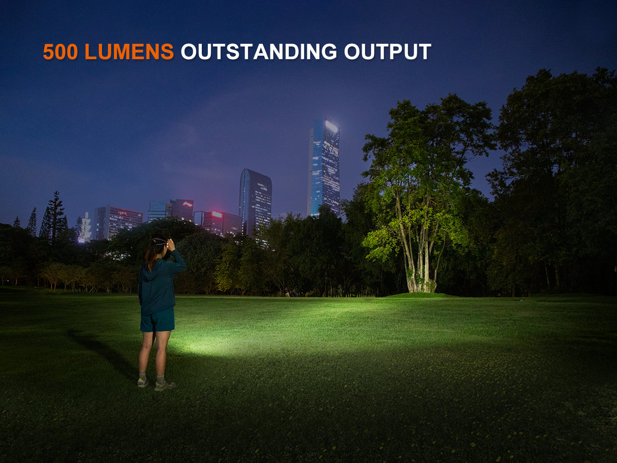 Fenix HL17R 500 Lumen Rechargeable 2-in-1 Magnetic Headlamp and Clip On Flashlight