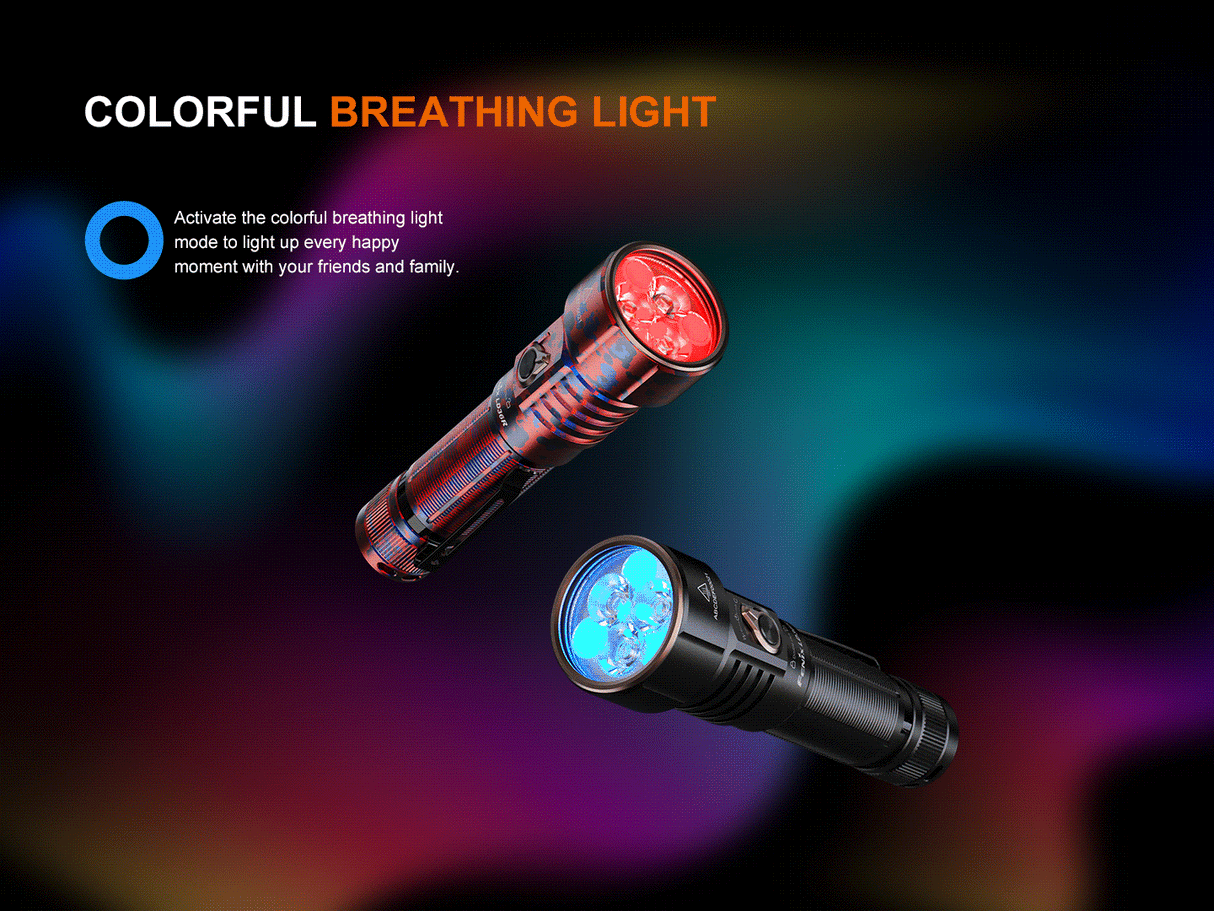 Fenix LD36R 3600 Lumens USB-C Rechargeable Flashlight with Adjustable Color Light