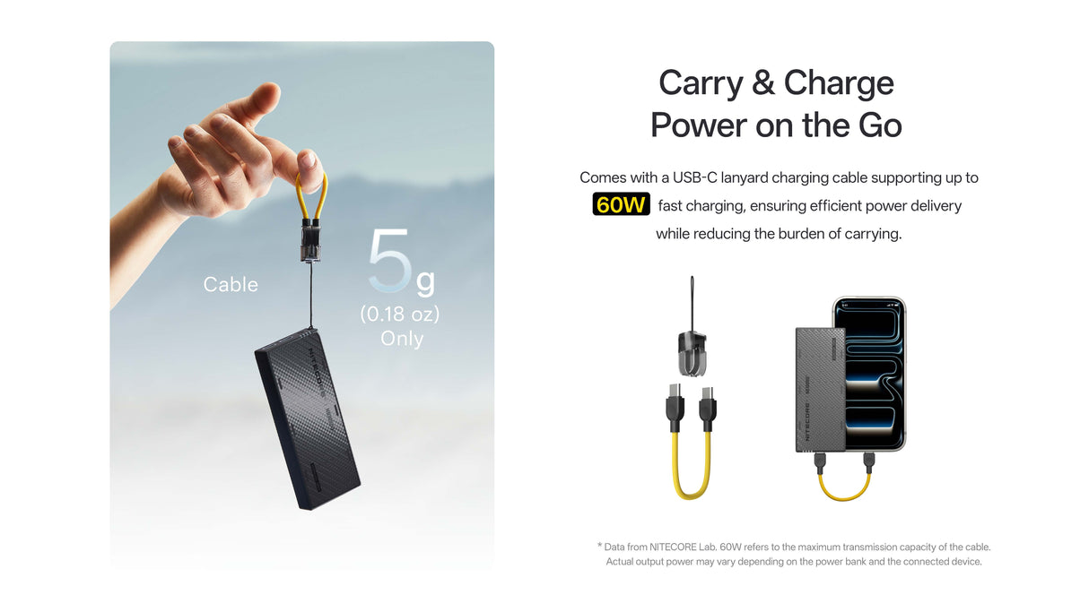 Nitecore NB10000 Gen4 (Gen 4) Ultralight 10000mAh Power Bank