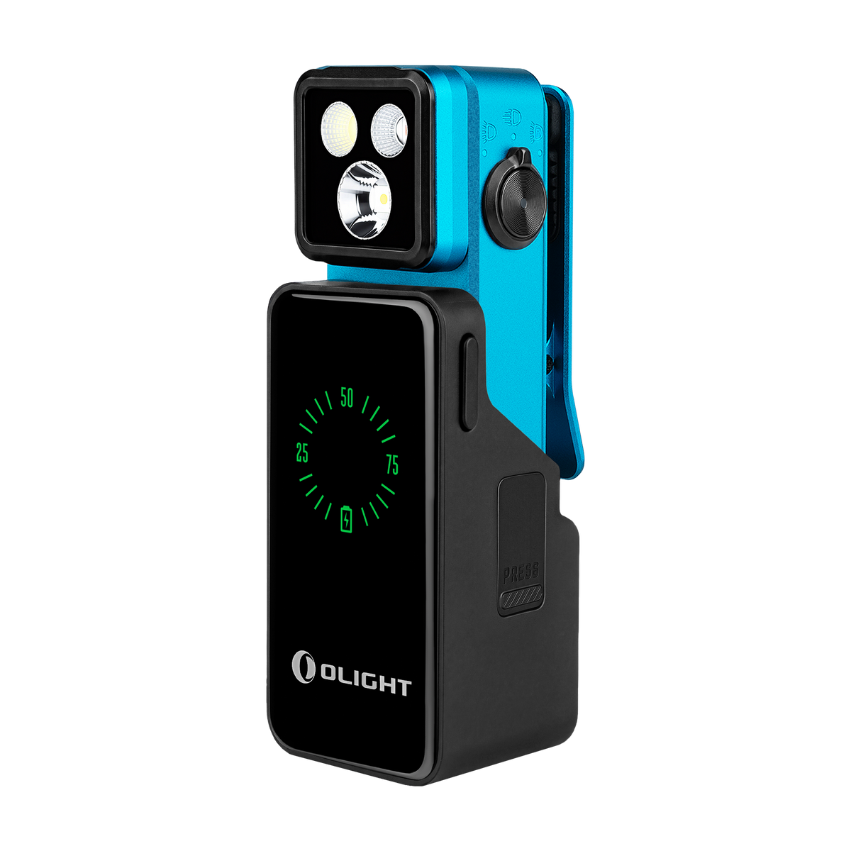 Olight Oclip 2 Pro 530 Lumen Multi-Function (Floodlight, Spotlight, Red Light) Rechargeable Clip-On Flashlight