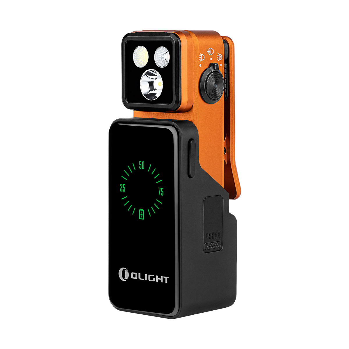 Olight Oclip 2 Pro 530 Lumen Multi-Function (Floodlight, Spotlight, Red Light) Rechargeable Clip-On Flashlight