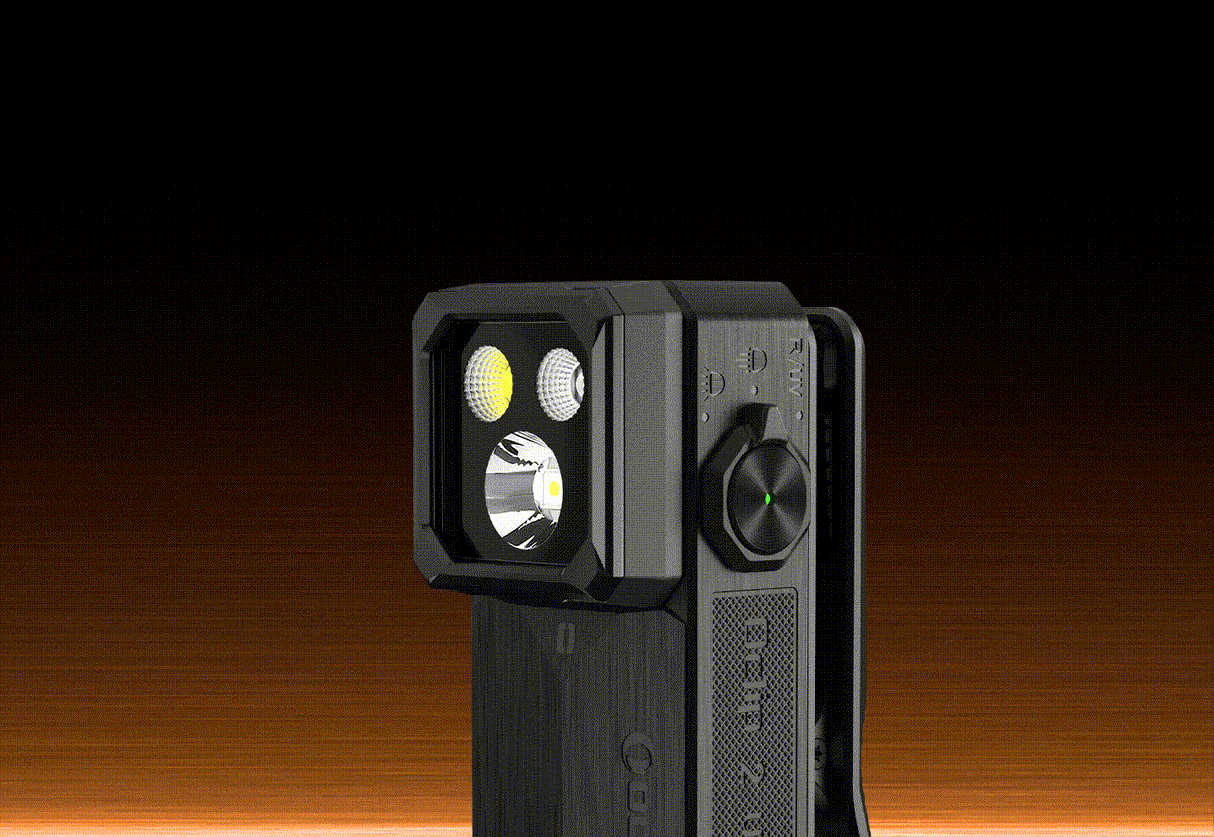 Olight Oclip 2 Ultra 580 Lumen Multi-Function (Floodlight, Spotlight, Red Light, UV Light) Rechargeable Clip-On Flashlight