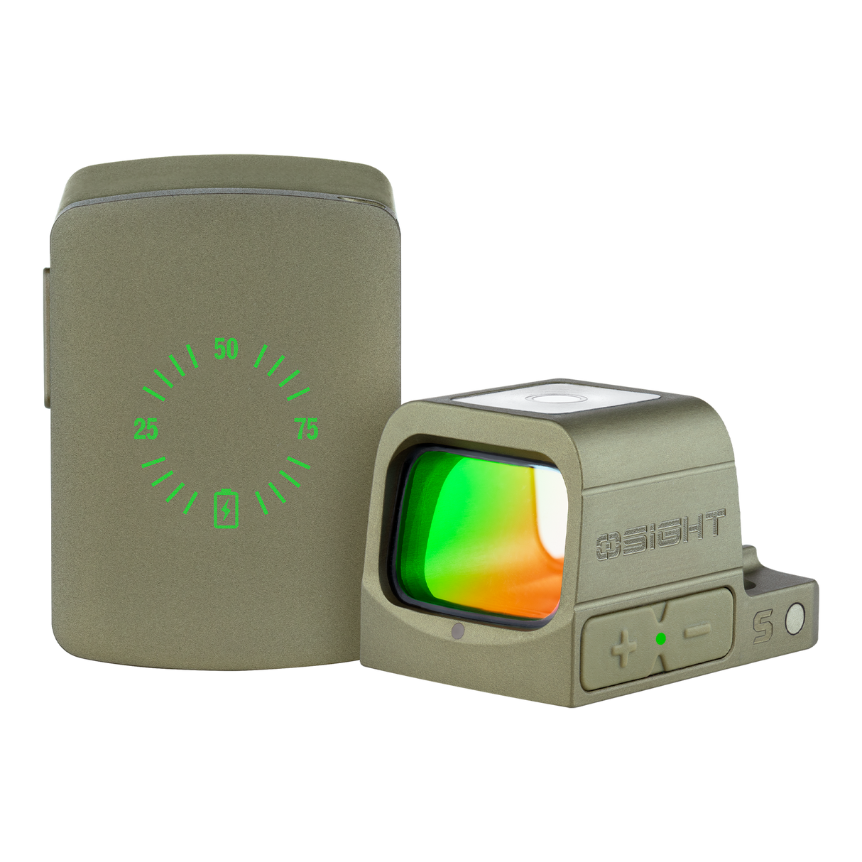 Olight Osight S 2 MOA Dot Sight with 32 MOA Circle with Magnetic USB-C Rechargeable Charging Cover