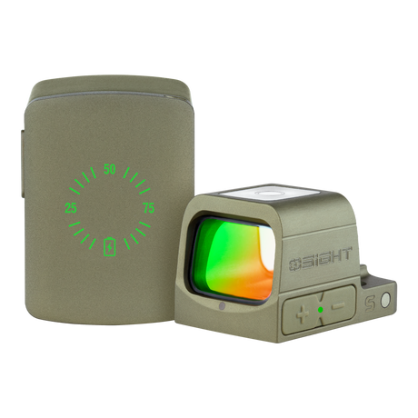 Olight Osight S 2 MOA Dot Sight with 32 MOA Circle with Magnetic USB-C Rechargeable Charging Cover