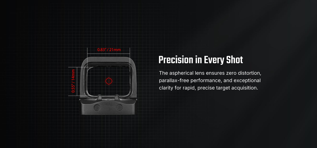 Olight Osight SE 2 MOA Dot Sight with 32 MOA Circle with Enclosed Optic