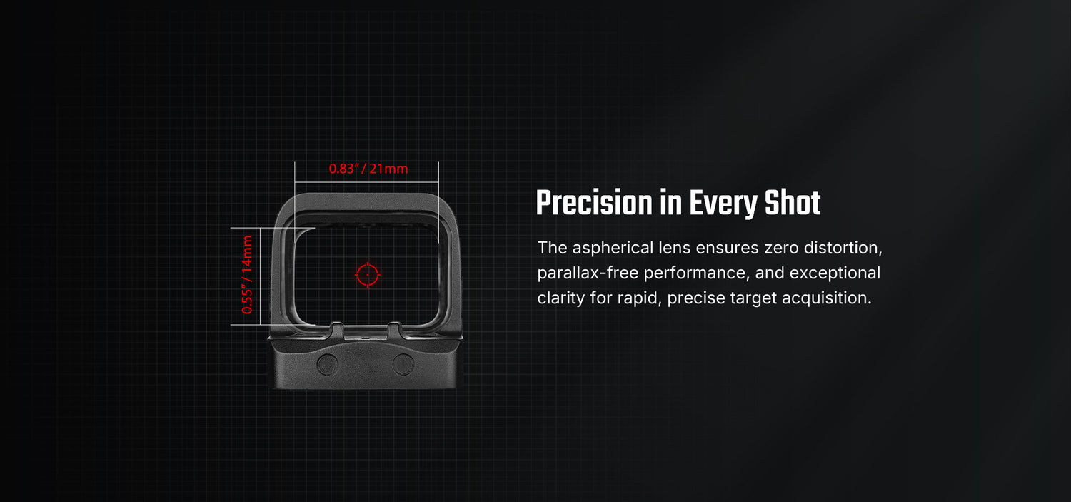 Olight Osight SE 2 MOA Dot Sight with 32 MOA Circle with Enclosed Optic