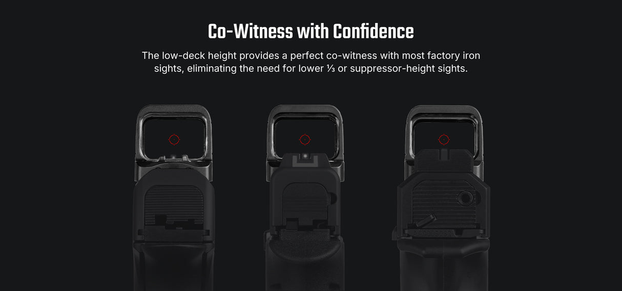 Osight SE 2 MOA Dot Sight with 32 MOA Circle with Enclosed Optic