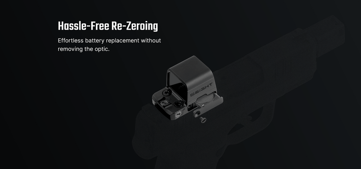 Osight SE 2 MOA Dot Sight with 32 MOA Circle with Enclosed Optic