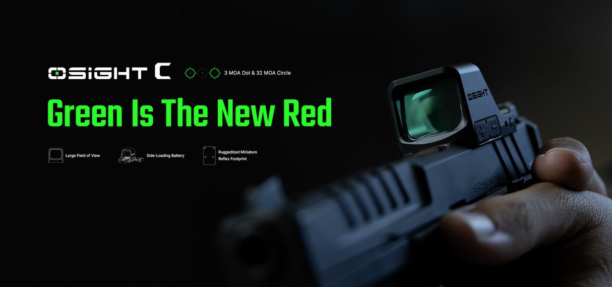 Osight C 3 MOA Dot Sight with 32 MOA Circle