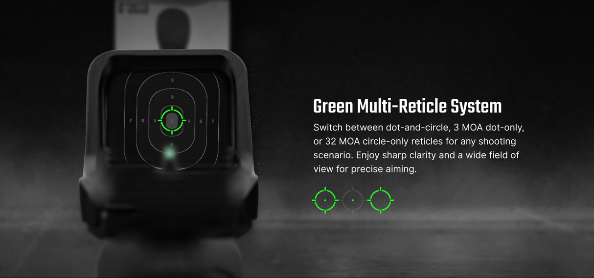 Osight C 3 MOA Dot Sight with 32 MOA Circle
