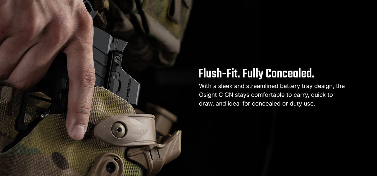 Osight C 3 MOA Dot Sight with 32 MOA Circle