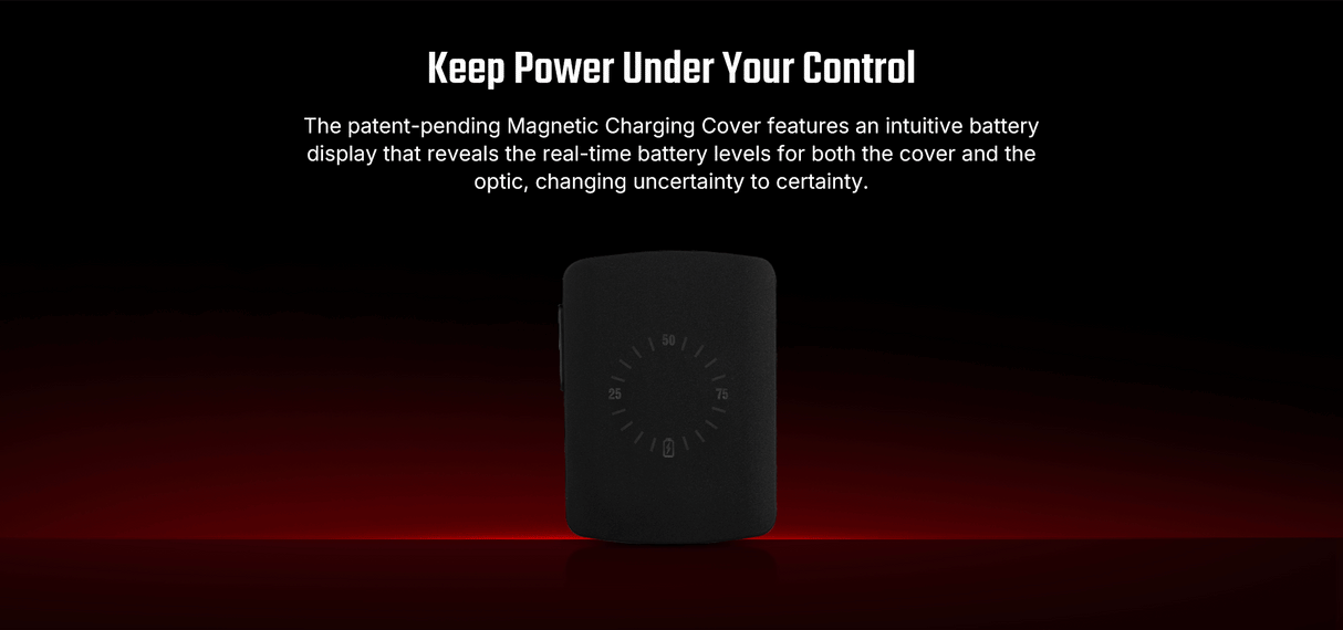 Osight S 2 MOA Dot Sight with 32 MOA Circle with Magnetic USB-C Rechargeable Charging Cover