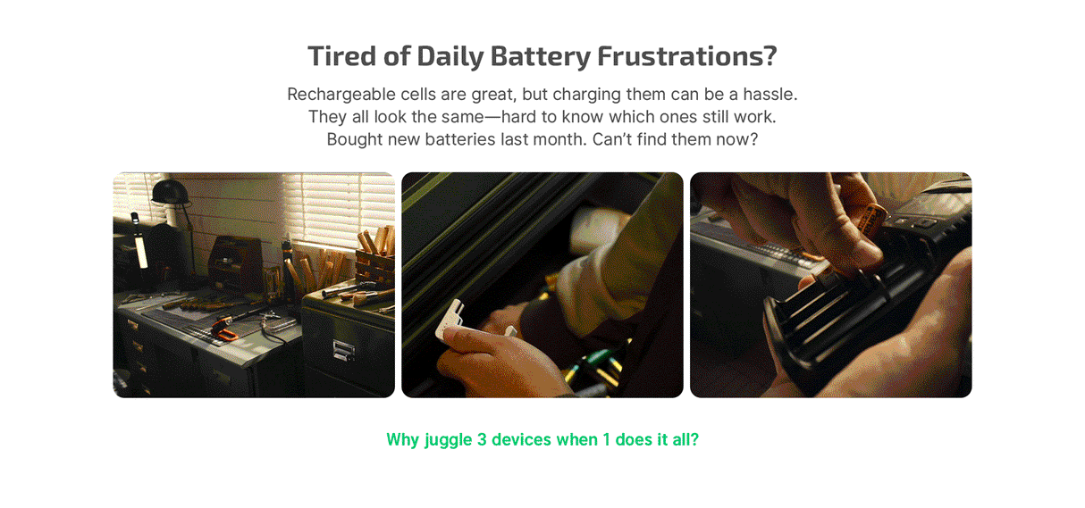 Olight Ostation X Battery Charging Station for 32 AA Ni-MH Batteries