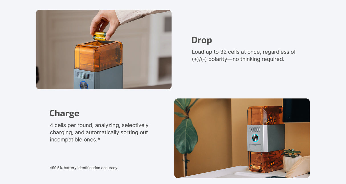 Olight Ostation X Battery Charging Station for 32 AA Ni-MH Batteries