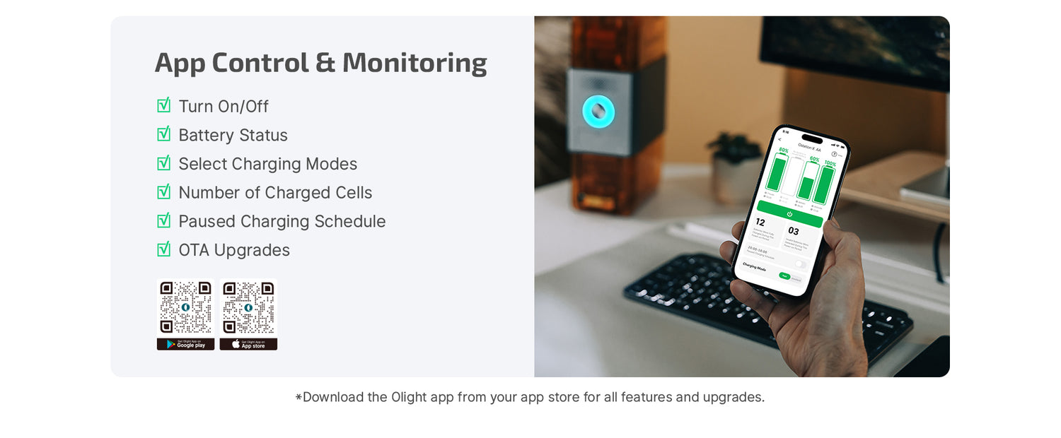 Olight Ostation X Battery Charging Station for 32 AA Ni-MH Batteries