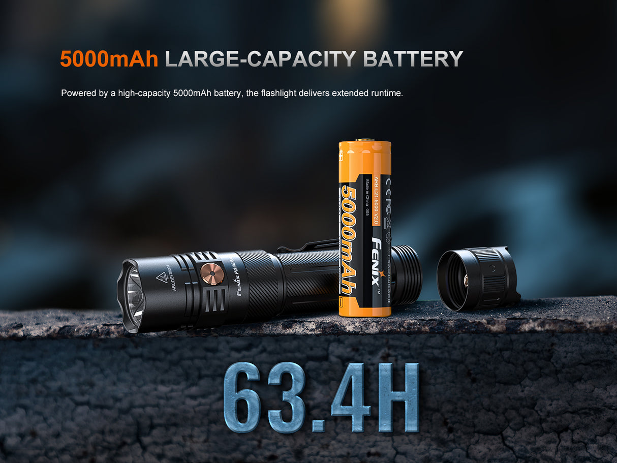 Fenix PD36R ACE 3000 Lumens Multi-Mode Rechargeable Tactical Flashlight