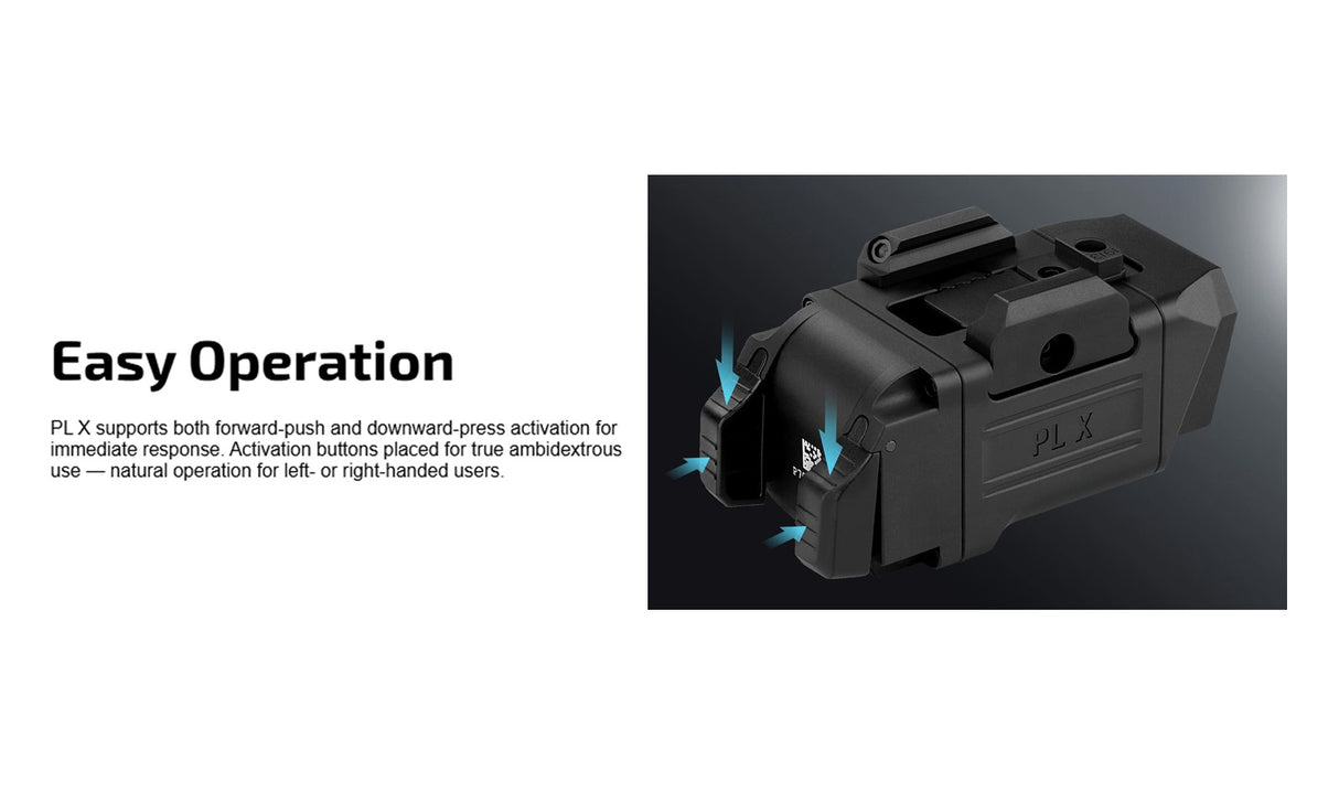 Olight PL X 1200 Lumen Rechargeable Mountable Flashlight