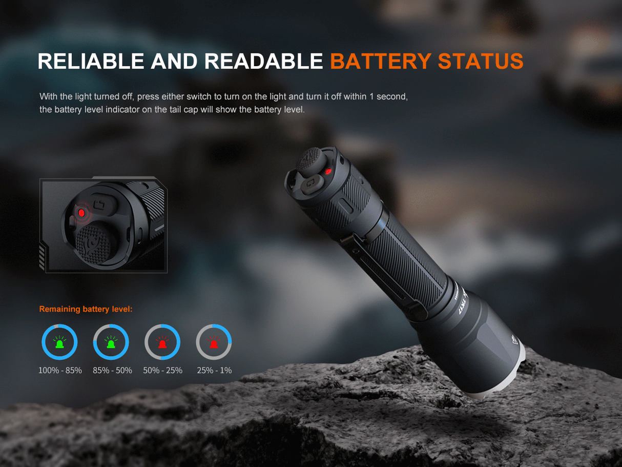 Fenix TK17 3600 Lumen Rechargeable Tactical Flashlight