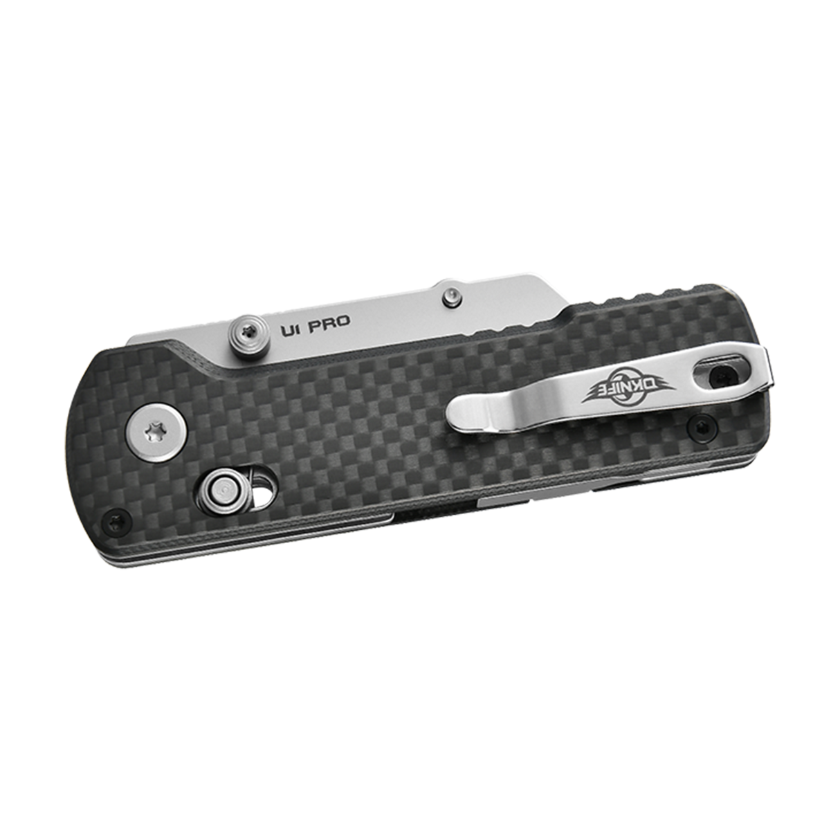 Olight U1 Pro Utility Knife with Folding Screwdriver - Carbon Black Fiber
