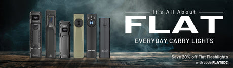 Flat EDC Flashlights