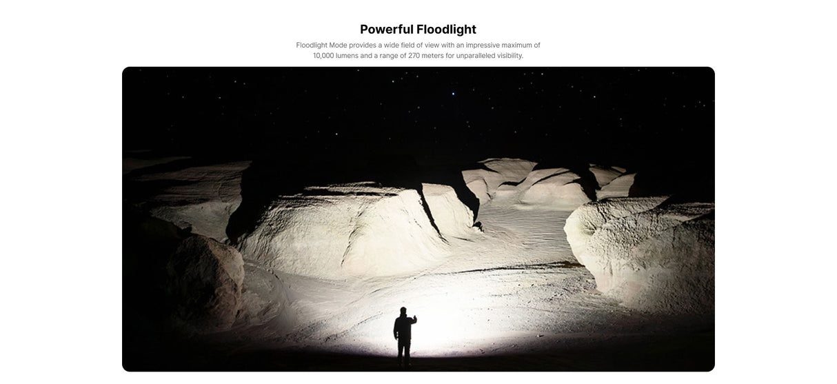 Olight Marauder Mini 2 10,000 Lumen Ultra Bright Long Throwing Flashlight