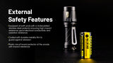 Nitecore NL1816R 1600mAh USB-C Rechargeable Battery for MT1C Pro