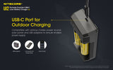 NITECORE UI2 2 Slot USB-C Battery Charger for 21700, 18650 etc